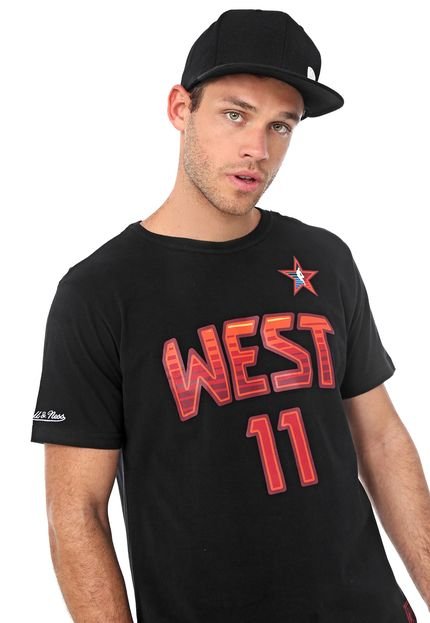 Camiseta Mitchell & Ness NBA Wess 11 Yao Preta - Marca Mitchell & Ness