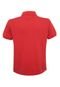 Camisa Polo Lacoste Lisa Infantil Vermelha - Marca Lacoste