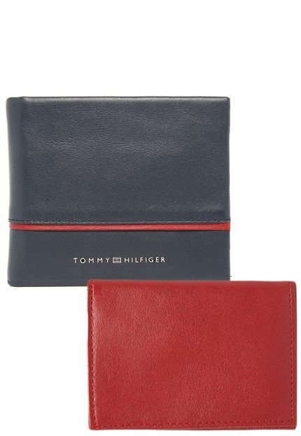 Carteira Couro Tommy Hilfiger Lisa Azul-Marinho - Marca Tommy Hilfiger