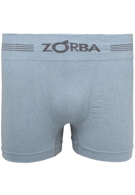 Cueca Zorba Boxer Seamless Free Azul - Marca Zorba