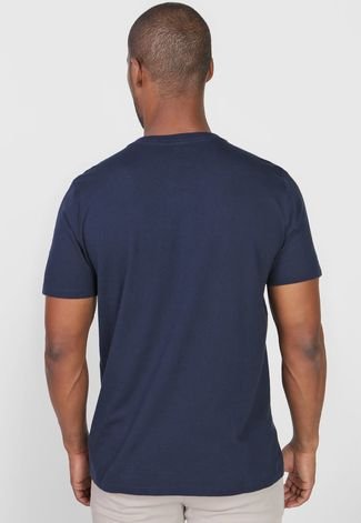 Camiseta GAP Lisa Azul-Marinho
