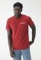 Camiseta Element Reta Estampada Vermelha - Marca Element