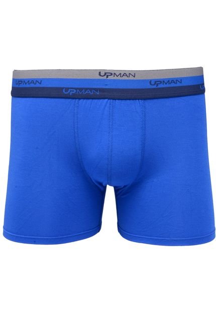 Cueca Upman Boxer Bambu Azul - Marca Upman