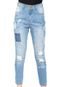 Calça Jeans Local Skinny Estonada Azul - Marca Local