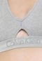 Top Calvin Klein Underwear Logo Cinza - Marca Calvin Klein Underwear