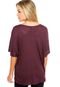 Camiseta Colcci Loose Escolho Roxa - Marca Colcci