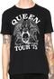 Camiseta bandUP! Queen Preta - Marca bandUP!