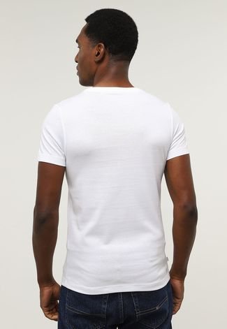 Camiseta Lacoste Logo Branca