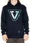 Moletom Flanelado Fechado Vissla Calipher Hoodie Azul-Marinho - Marca Vissla