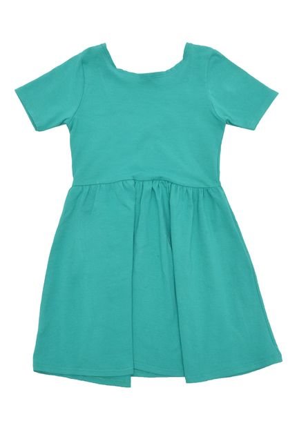 Vestido Lilica Ripilica Menina Liso Verde - Marca Lilica Ripilica