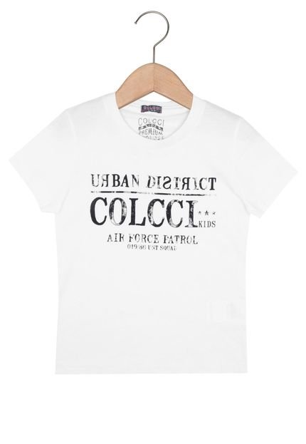 Camiseta Colcci Fun Manga Curta Menino Branco - Marca Colcci Fun