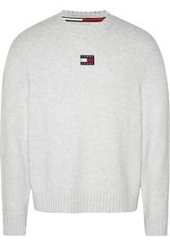 Sweater Tjm Solid Con Parche Azul Tommy Jeans