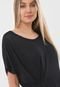 Blusa Dzarm Pregas Preta - Marca Dzarm