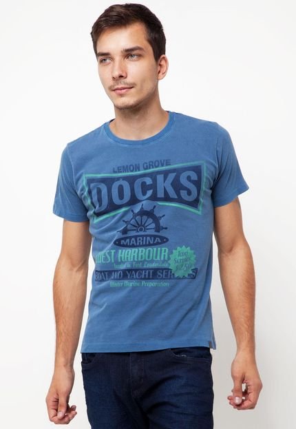 Camiseta Lemon Grove Docks Azul - Marca Lemon Grove