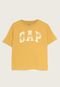 Camiseta Infantil GAP Logo Amarela - Marca GAP