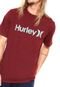 Camiseta   Hurley O&O Vinho - Marca Hurley