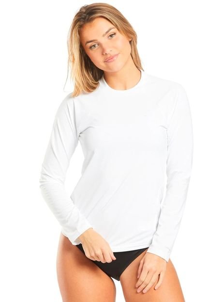 Camiseta UV Feminina de Proteção Solar Slim Fitness Branca - Marca Slim Fitness