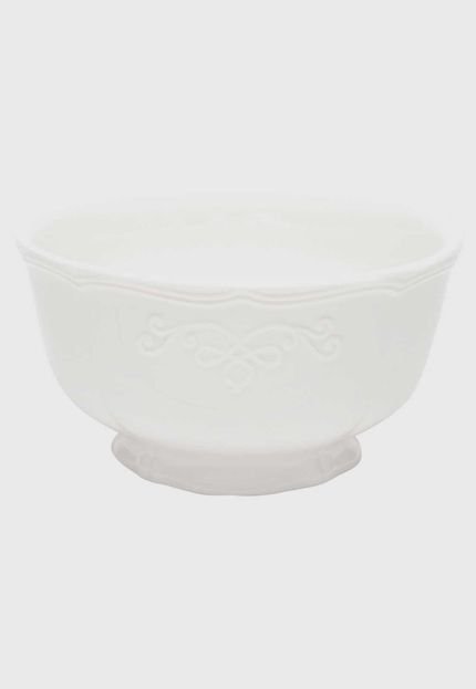 Conjunto 6 Bowls De Porcelana Super Branco - Marca Lyor