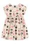 Vestido Infantil em Meia Malha Bee Loop Bege - Marca Bee Loop