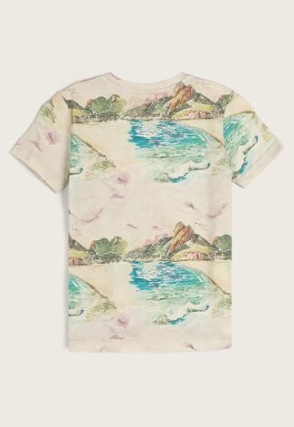 Camiseta Infantil Reserva Mini Praia Off-White