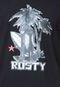 Camiseta Rusty Golden State Preta - Marca Rusty