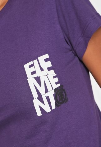 Camiseta Element Brand Roxa