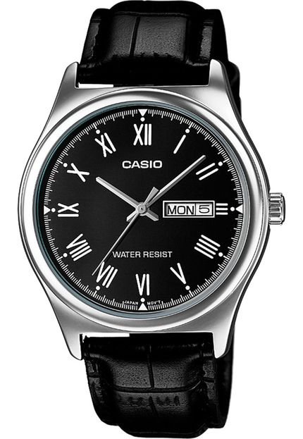 Relógio Casio MTP-V006L-1BUDF Prata/Preto - Marca Casio