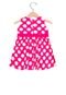 Vestido Curto Nick Infantil Estampado Rosa - Marca Nick