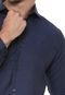 Camisa Victory Eagle Slim Padronagem Azul-Marinho - Marca Victory Eagle