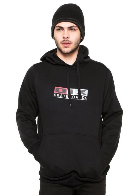 Moletom Flanelado Fechado Qix  Basic Preto - Marca Qix