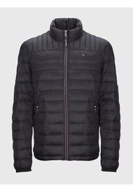 Parka Weight Quilted Negro Tommy Hilfiger