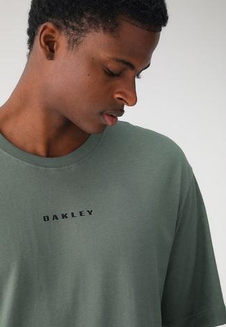 Camiseta Oakley Reta Logo Verde