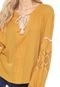 Blusa Bata Dress to Encanto Amarela - Marca Dress to