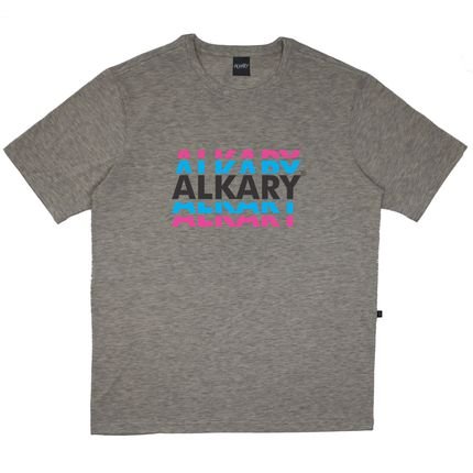 Camiseta Alkary Logotipia Cinza - Marca Alkary