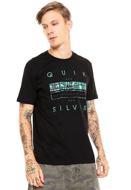 Camiseta Quiksilver Double Tap Preta - Marca Quiksilver