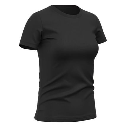 Camiseta Feminina Babylook de Algodão Gola Redonda Estilo Casual Confortavel Lisa - Marca Opice