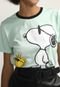 Blusa Snoopy by Fiveblu Take Care Glasses Verde - Marca Snoopy by Fiveblu