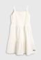 Vestido Kamylus Canelado Off-White - Marca Kamylus