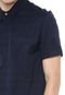 Camisa Polo Lacoste Slim Textura Azul-marinho - Marca Lacoste