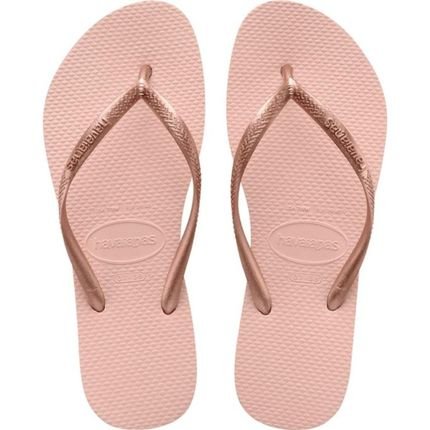 Chinelo Havaianas Slim Tradicional Feminino - Rose - Marca Havaianas