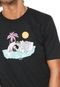 Camiseta ...Lost Skull Island Preta - Marca ...Lost