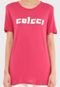 Camiseta Colcci Logo Rosa - Marca Colcci