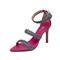 Sandália Feminina Bico Fino com Strass Napa Pink Lançamento - Marca Carolla Shoes