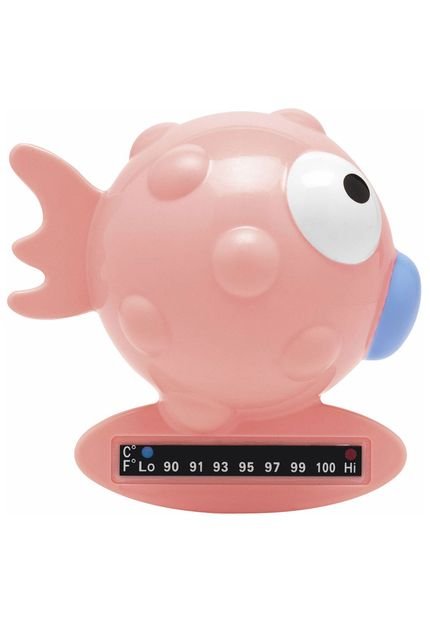 Termômetro de Banho Peixe Balão Rosa Chicco - Marca Chicco