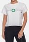 Camiseta NBA Feminina Basic Logo Boston Celtics Off White - Marca NBA