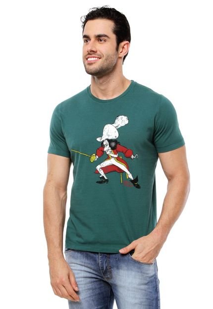 Camiseta Colcci Slim Gancho Verde - Marca Colcci