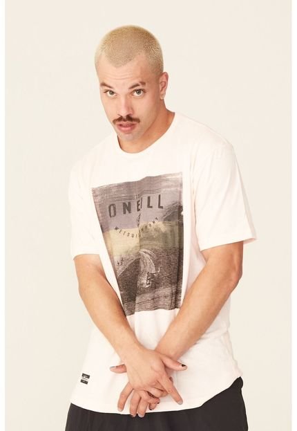 Camiseta Oneill Especial Estampada Wetsuits Company Rosa - Marca Oneill