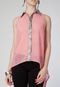 Camisa FiveBlu Recorte Rosa - Marca FiveBlu