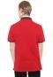 Camisa Polo Calvin Klein Logo Frisos Vermelha/Grafite - Marca Calvin Klein