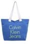 Bolsa Sacola Calvin Klein Logo Color Azul/Verde/Branca - Marca Calvin Klein